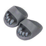 Maxbell 2Pcs Arch Trainers Professional Gifts Sandles for Foot Massage Foot Massager Gray