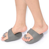 Maxbell 2Pcs Arch Trainers Professional Gifts Sandles for Foot Massage Foot Massager Gray