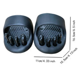 Maxbell 2Pcs Arch Trainers Professional Gifts Sandles for Foot Massage Foot Massager Black