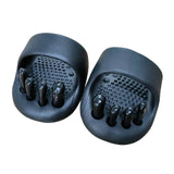 Maxbell 2Pcs Arch Trainers Professional Gifts Sandles for Foot Massage Foot Massager Black