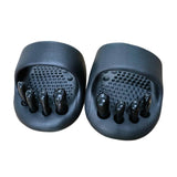 Maxbell 2Pcs Arch Trainers Professional Gifts Sandles for Foot Massage Foot Massager Black