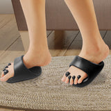 Maxbell 2Pcs Arch Trainers Professional Gifts Sandles for Foot Massage Foot Massager Black