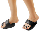 Maxbell 2Pcs Arch Trainers Professional Gifts Sandles for Foot Massage Foot Massager Black