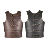 Maxbell Chest Shoulder Gothic Shrug for Knight Pirate Fancy Dress coffee