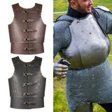 Maxbell Chest Shoulder Gothic Shrug for Knight Pirate Fancy Dress coffee