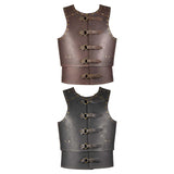 Maxbell Chest Shoulder Gothic Shrug for Knight Pirate Fancy Dress coffee