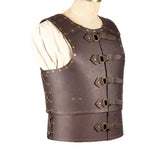 Maxbell Chest Shoulder Gothic Shrug for Knight Pirate Fancy Dress coffee