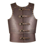 Maxbell Chest Shoulder Gothic Shrug for Knight Pirate Fancy Dress coffee