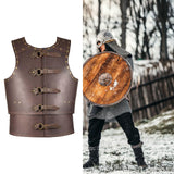 Maxbell Chest Shoulder Gothic Shrug for Knight Pirate Fancy Dress coffee