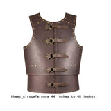 Maxbell Chest Shoulder Gothic Shrug for Knight Pirate Fancy Dress coffee