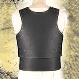 Maxbell Chest Shoulder Gothic Shrug for Knight Pirate Fancy Dress black