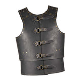 Maxbell Chest Shoulder Gothic Shrug for Knight Pirate Fancy Dress black