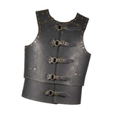Maxbell Chest Shoulder Gothic Shrug for Knight Pirate Fancy Dress black