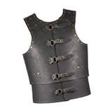 Maxbell Chest Shoulder Gothic Shrug for Knight Pirate Fancy Dress black