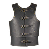 Maxbell Chest Shoulder Gothic Shrug for Knight Pirate Fancy Dress black