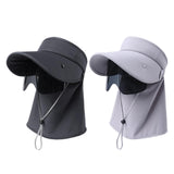 Maxbell Sun Visor Hat with Lens Hiking Fishing Hat for Travel Cycling Outdoor Sports Dark Gray