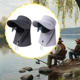 Maxbell Sun Visor Hat with Lens Hiking Fishing Hat for Travel Cycling Outdoor Sports Dark Gray