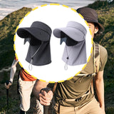 Maxbell Sun Visor Hat with Lens Hiking Fishing Hat for Travel Cycling Outdoor Sports Dark Gray