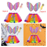 Maxbell Fairy Butterfly Wing Costume Fairy Princess Cosplay Novelty Dress up Outfit Style A