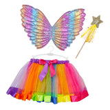 Maxbell Fairy Butterfly Wing Costume Fairy Princess Cosplay Novelty Dress up Outfit Style B