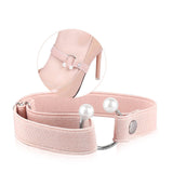 Maxbell High Heels Shoe Straps Shoe Belt for Anti Loose for Wedding Work Celebration black