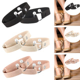 Maxbell High Heels Shoe Straps Shoe Belt for Anti Loose for Wedding Work Celebration black