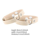 Maxbell High Heels Shoe Straps Shoe Belt for Anti Loose for Wedding Work Celebration beige