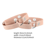 Maxbell High Heels Shoe Straps Shoe Belt for Anti Loose for Wedding Work Celebration pink