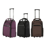 Maxbell Rolling Duffel Bag Rolling Travel Bags for Outdoor Women Men Travel Friendly Black