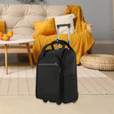 Maxbell Rolling Duffel Bag Rolling Travel Bags for Outdoor Women Men Travel Friendly Black