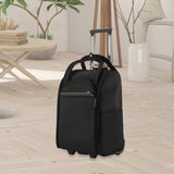 Maxbell Rolling Duffel Bag Rolling Travel Bags for Outdoor Women Men Travel Friendly Black