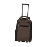 Maxbell Rolling Duffel Bag Rolling Travel Bags for Outdoor Women Men Travel Friendly Brown