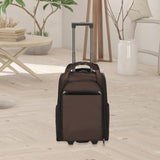 Maxbell Rolling Duffel Bag Rolling Travel Bags for Outdoor Women Men Travel Friendly Brown