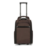 Maxbell Rolling Duffel Bag Rolling Travel Bags for Outdoor Women Men Travel Friendly Brown