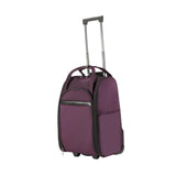 Maxbell Rolling Duffel Bag Rolling Travel Bags for Outdoor Women Men Travel Friendly Purple