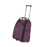 Maxbell Rolling Duffel Bag Rolling Travel Bags for Outdoor Women Men Travel Friendly Purple