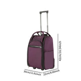 Maxbell Rolling Duffel Bag Rolling Travel Bags for Outdoor Women Men Travel Friendly Purple