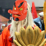 Maxbell Japanese Tengu Mask Novelty Costume Props for Halloween Dressing up Festival