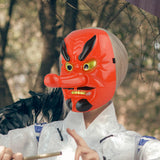 Maxbell Japanese Tengu Mask Novelty Costume Props for Halloween Dressing up Festival