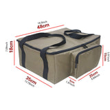 Maxbell Printer Case Dustproof Cover with Storage Pocket Accessories for Women Khaki