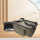 Maxbell Printer Case Dustproof Cover with Storage Pocket Accessories for Women Khaki