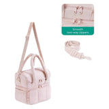 Maxbell Lunch Box Versatile Portable Cooler Handbag for Boys Girls Camping Traveling Pink