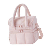 Maxbell Lunch Box Versatile Portable Cooler Handbag for Boys Girls Camping Traveling Pink