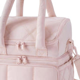 Maxbell Lunch Box Versatile Portable Cooler Handbag for Boys Girls Camping Traveling Pink