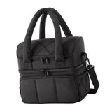 Maxbell Lunch Box Versatile Portable Cooler Handbag for Boys Girls Camping Traveling Black