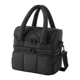 Maxbell Lunch Box Versatile Portable Cooler Handbag for Boys Girls Camping Traveling Black