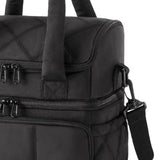 Maxbell Lunch Box Versatile Portable Cooler Handbag for Boys Girls Camping Traveling Black