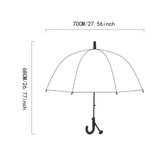 Maxbell Children Umbrella Clear Rain Umbrella Windproof Stick Umbrella for Traveling Kitten