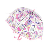 Maxbell Children Umbrella Clear Rain Umbrella Windproof Stick Umbrella for Traveling Ice Cream and Cake