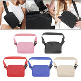 Maxbell Running Phone Pouch Crossbody Bag 19.5x14cm for Running Workout Nylon Fabric Pink